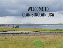Tablet Screenshot of clansinclairusa.org